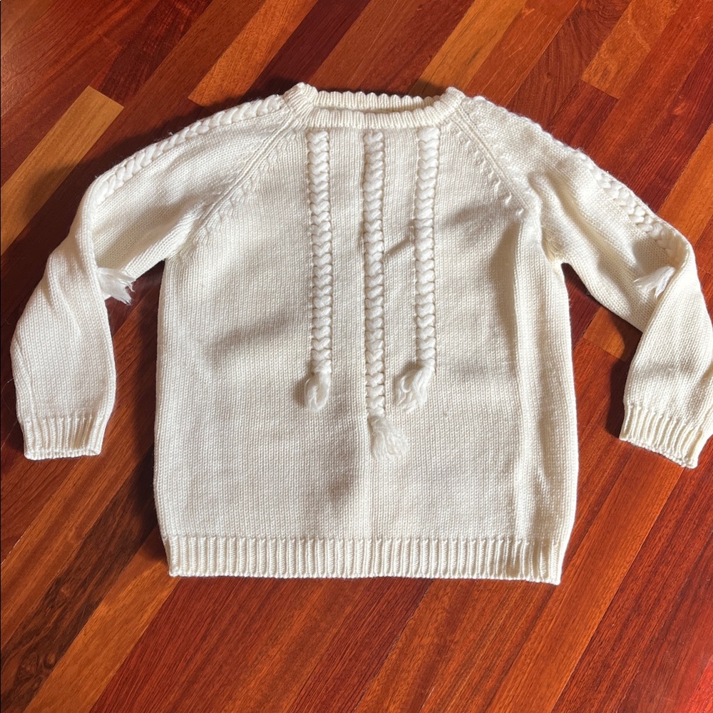 Vintage Cream Wool Sweater